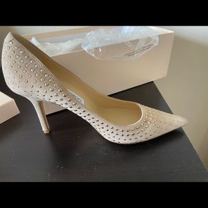 Jimmy choo Suede Studs Nude